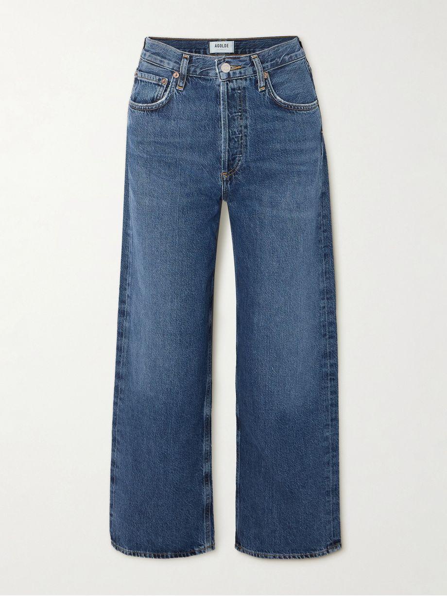 Ren high-rise wide-leg recycled jeans by AGOLDE