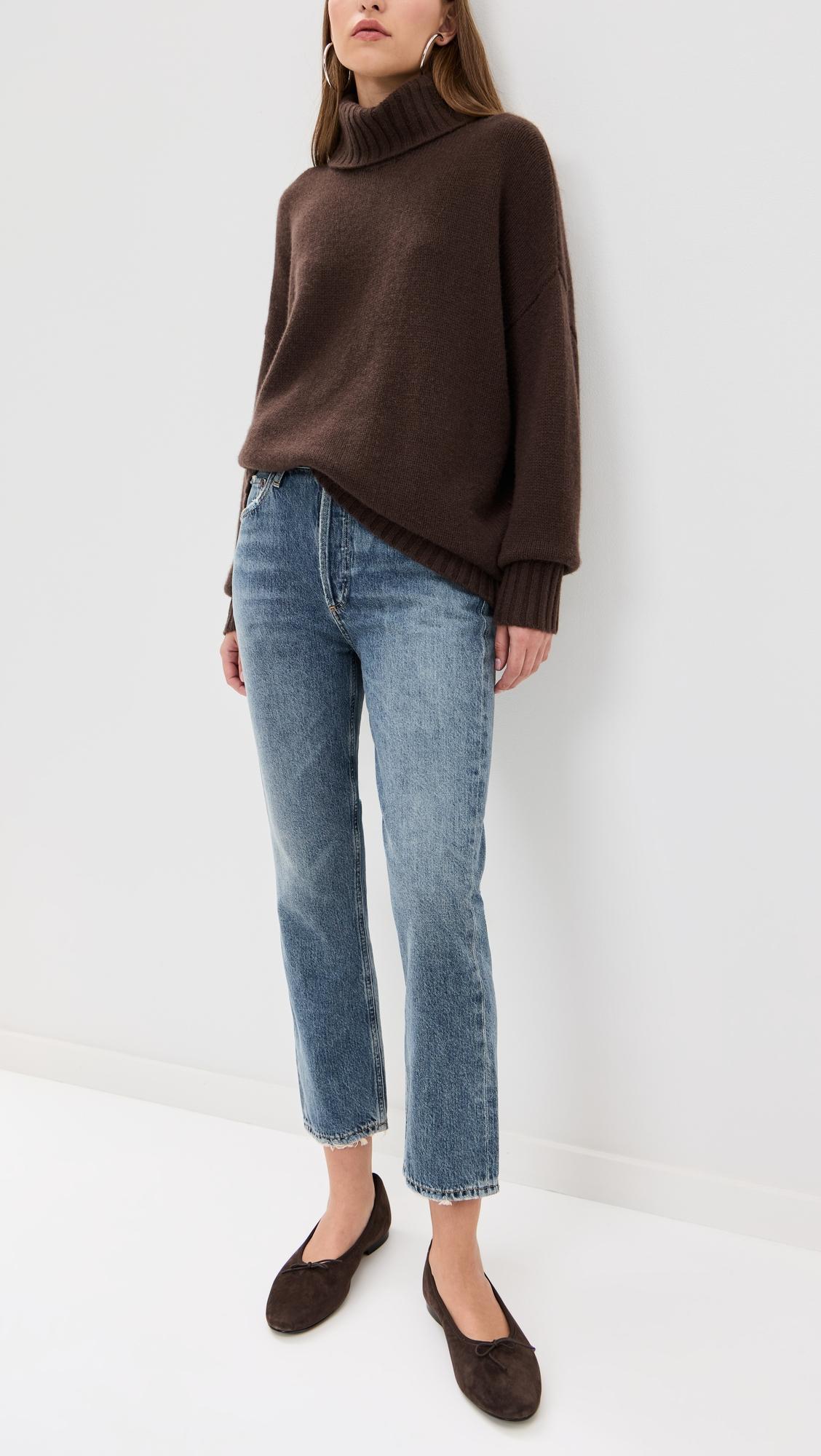 Riley High Rise Straight Crop Jeans by AGOLDE