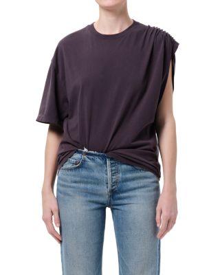 Roma Oversized One Shoulder T Shirt by AGOLDE