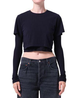 Romily Cropped Tee by AGOLDE