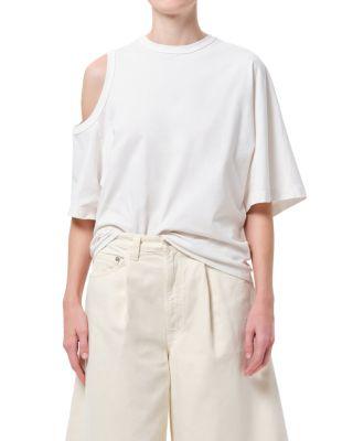 Shoulder Cut Out T Shirt by AGOLDE