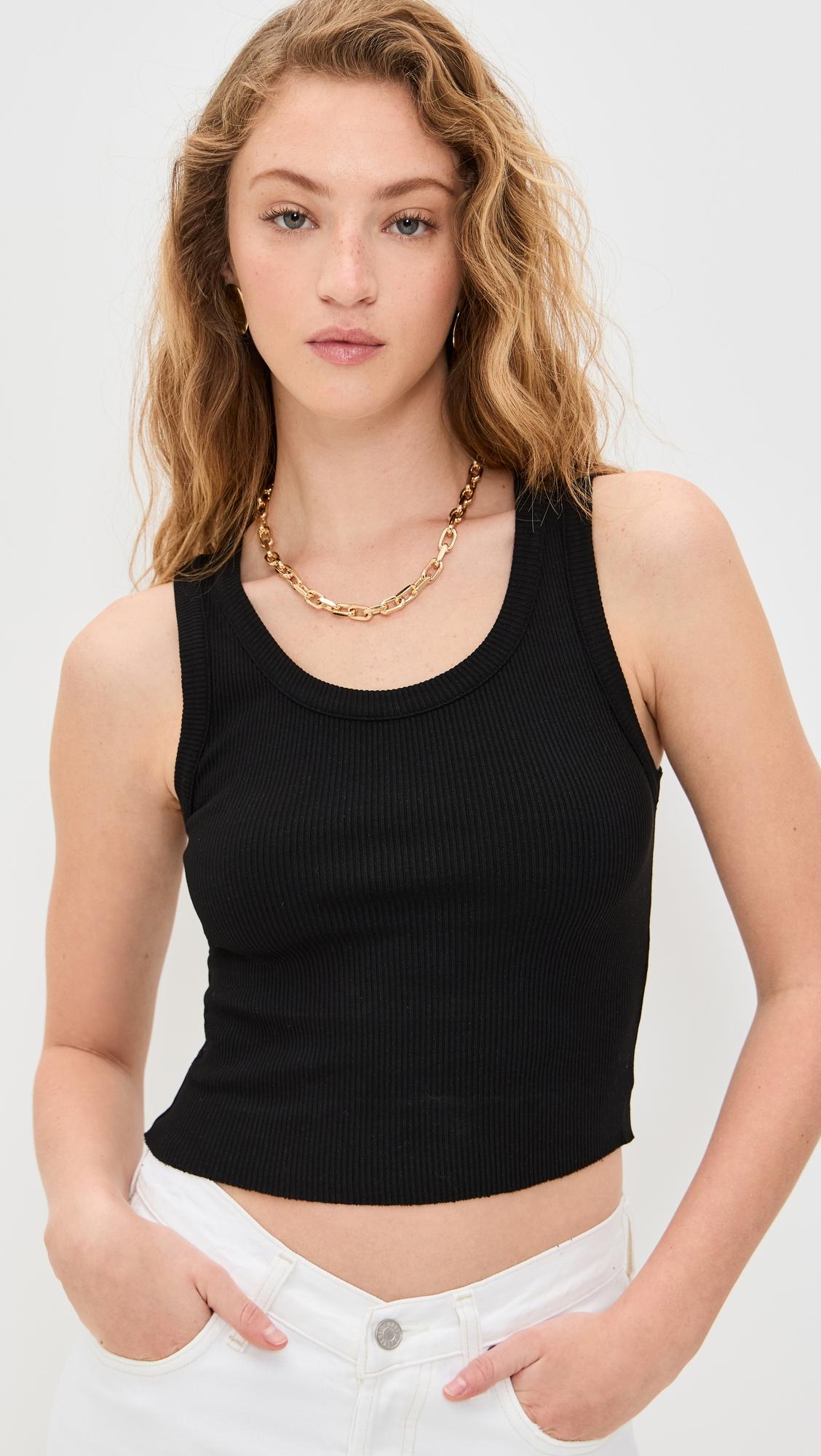 Shrunken Poppy Tank by AGOLDE
