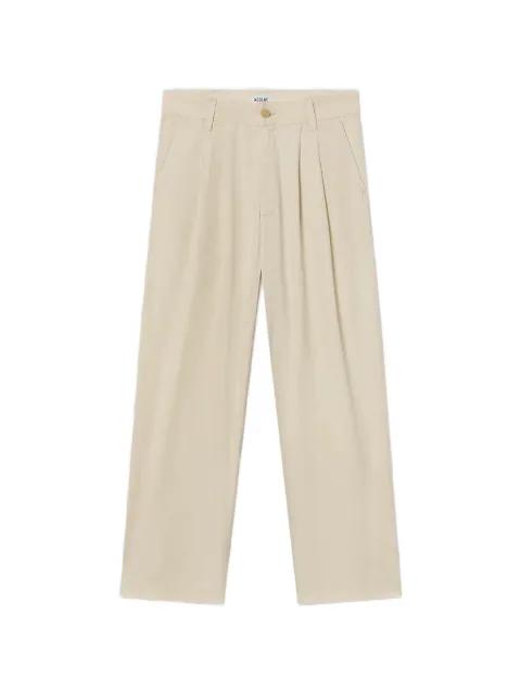 Slater pleated straight-leg trousers by AGOLDE