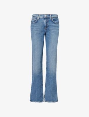 Slim-Leg Low-Rise Denim Jeans by AGOLDE