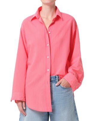Sona Button Front Shirt by AGOLDE