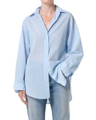 Sona Button Front Shirt by AGOLDE