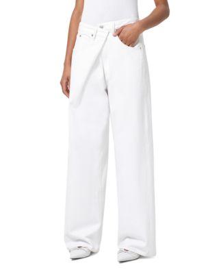 The Vana Fold Jeans in Milkshake by AGOLDE