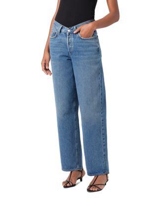 V-Waist Baggy Leg Jeans in Cascade by AGOLDE