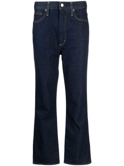 Whisper mid-rise flared jeans by AGOLDE