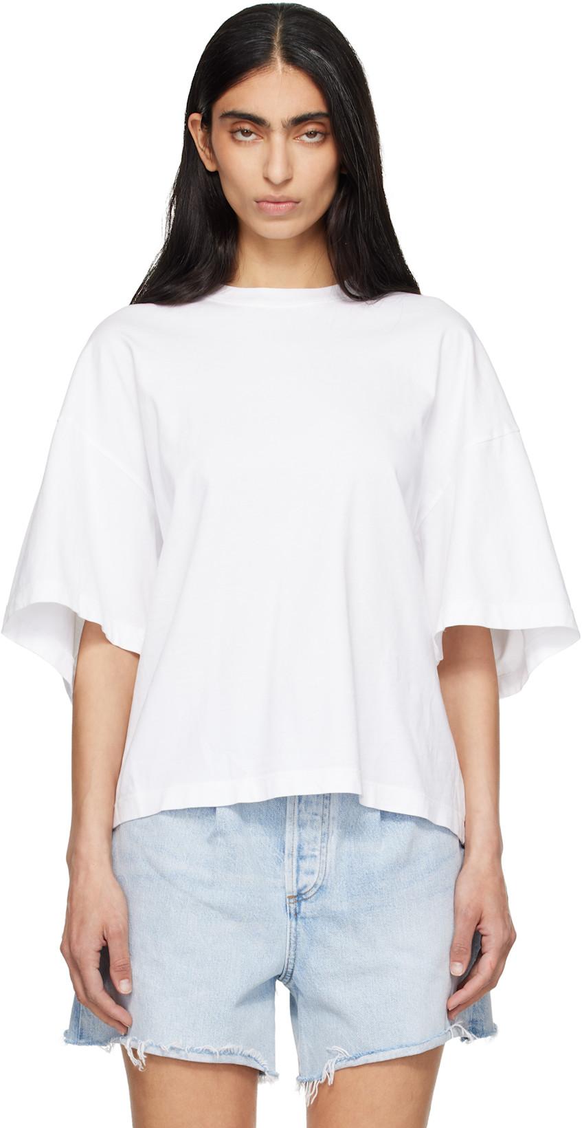 White Ellery T-shirt by AGOLDE