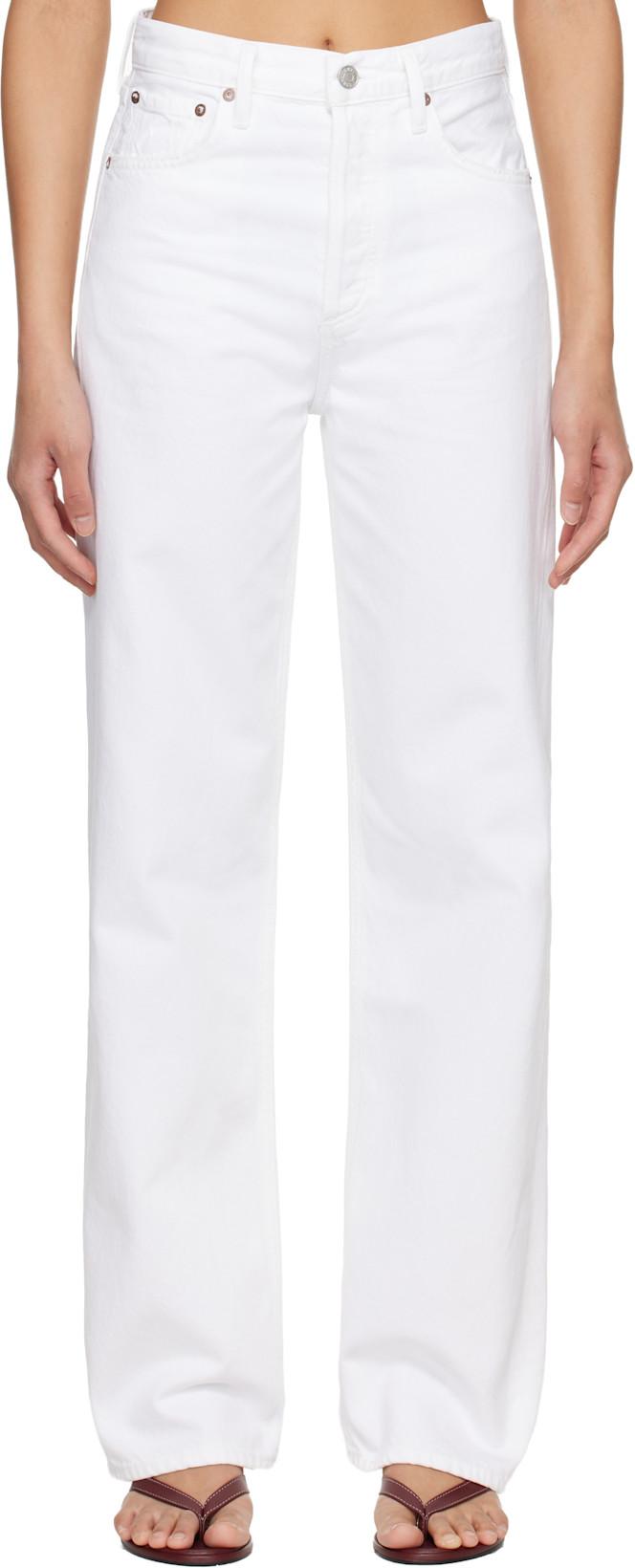 White Ren Jeans by AGOLDE