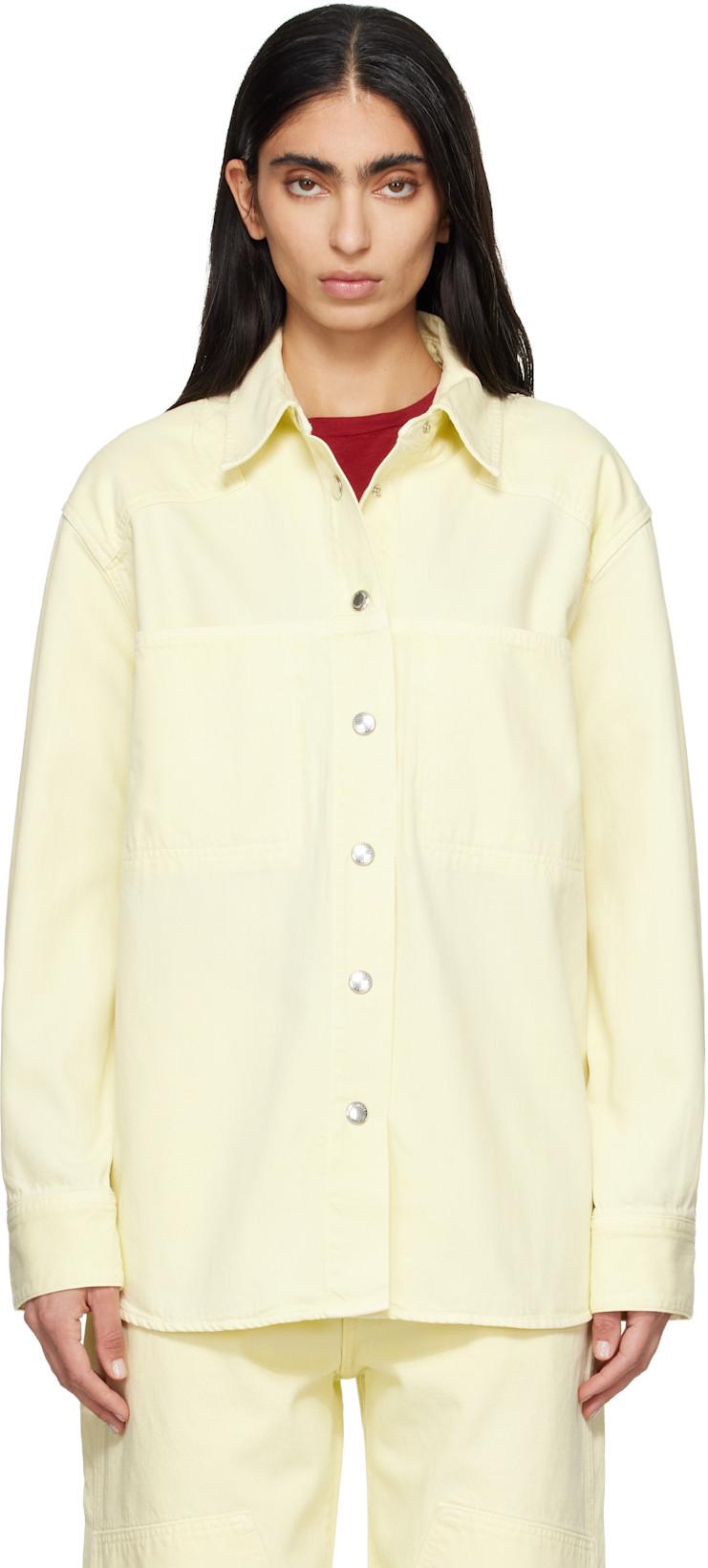 Yellow Laria Shirt by AGOLDE