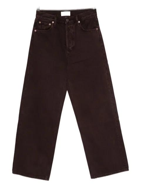 button-fastening jeans by AGOLDE