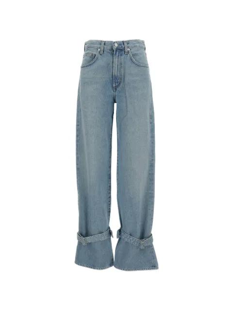 drawstring hem jeans by AGOLDE