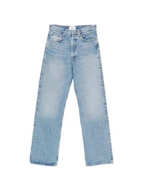 faded wide-leg jeans by AGOLDE