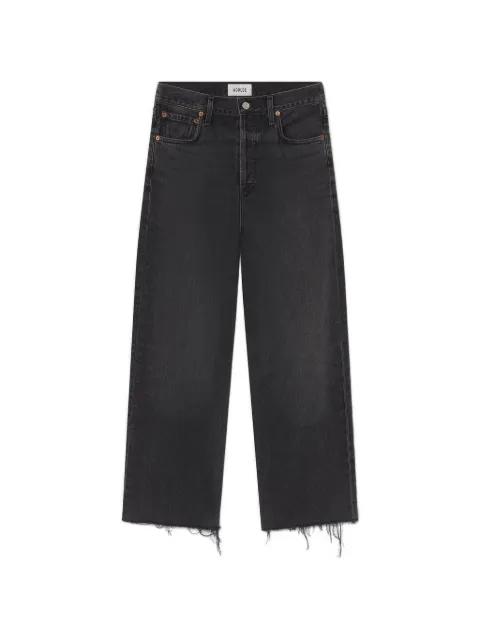 frayed-hem jeans by AGOLDE