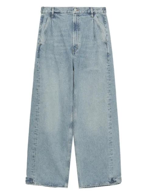 high-waisted jeans by AGOLDE