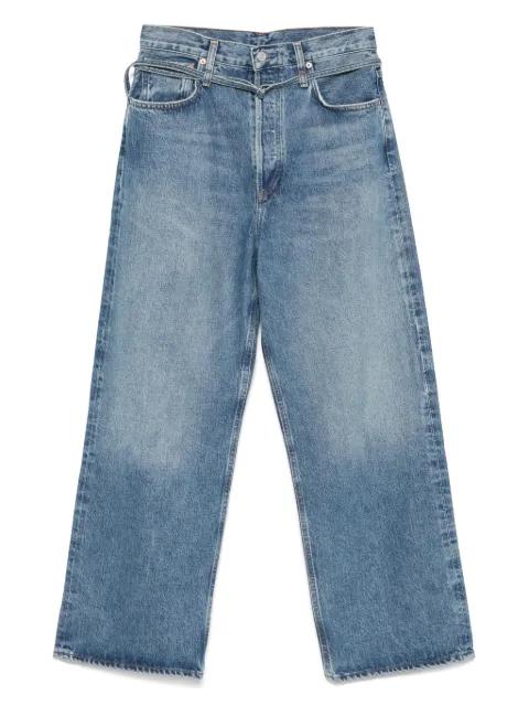 high-waisted jeans by AGOLDE