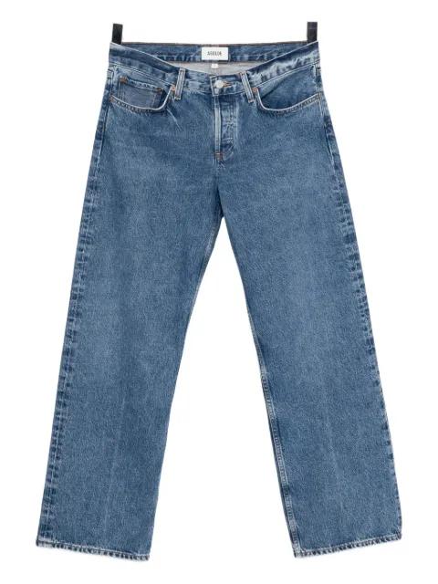 low-rise loose jeans by AGOLDE