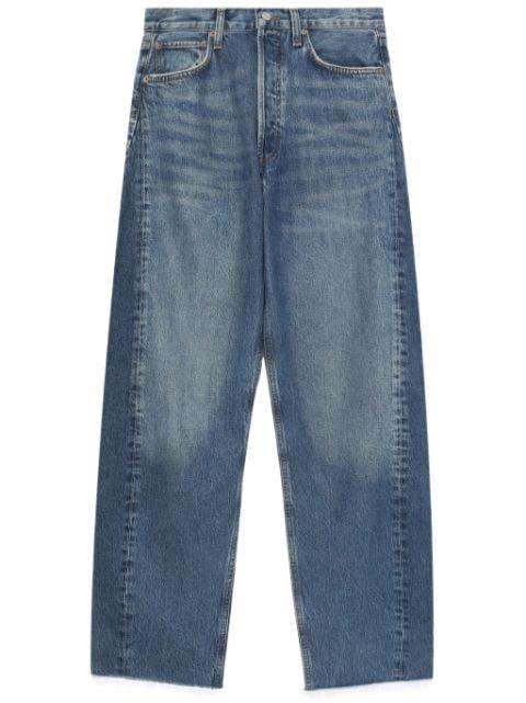mid-rise cotton-blend jeans by AGOLDE