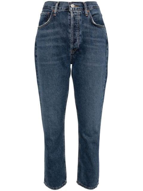 mid-rise tapered jeans by AGOLDE