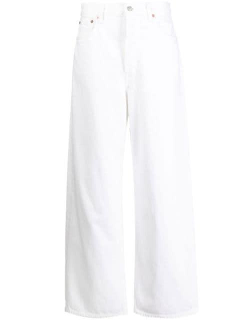 organic-cotton wide-leg trousers by AGOLDE