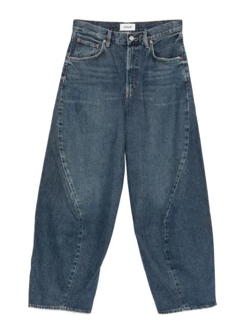 panelled regenerative-cotton jeans by AGOLDE