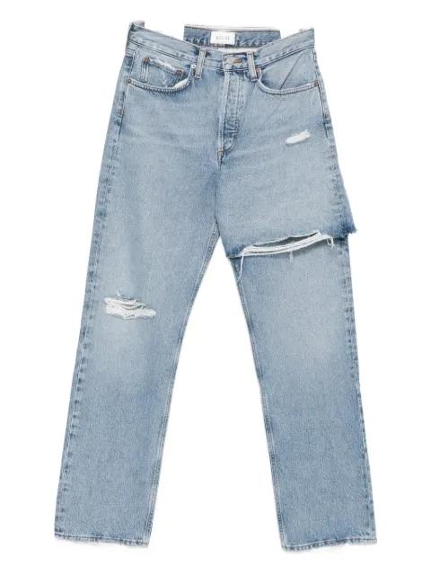 ripped cotton jeans by AGOLDE