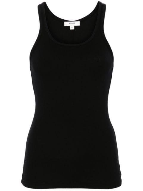 sleeveless ribbed-knit top by AGOLDE
