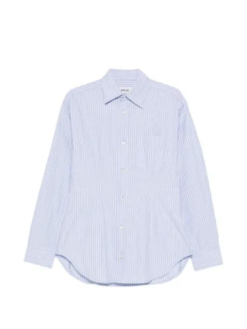 striped chest-pocket shirt by AGOLDE