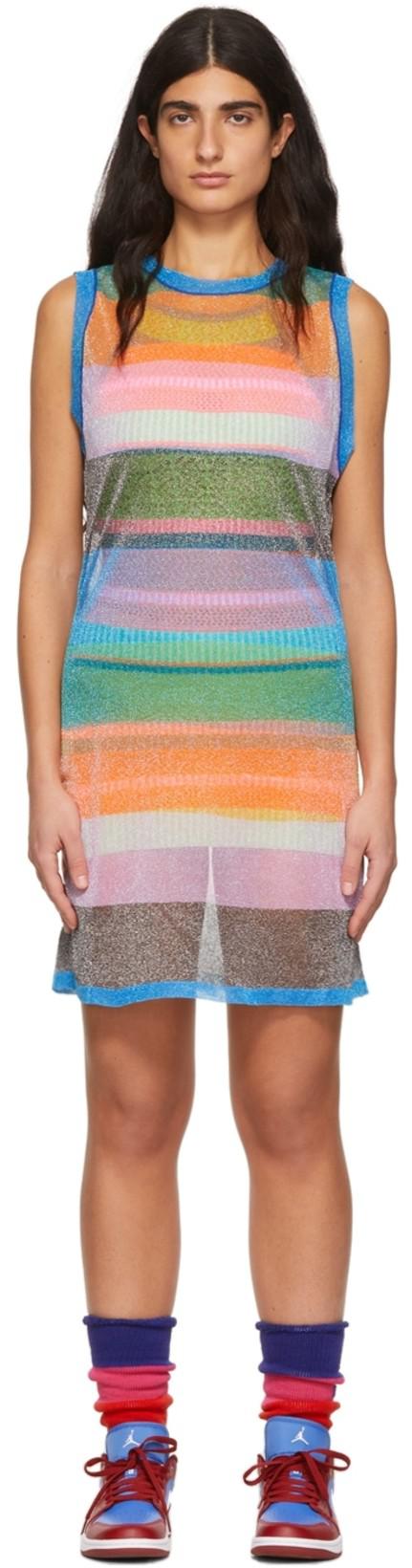 Multicolor Polyester Mini Dress by AGR
