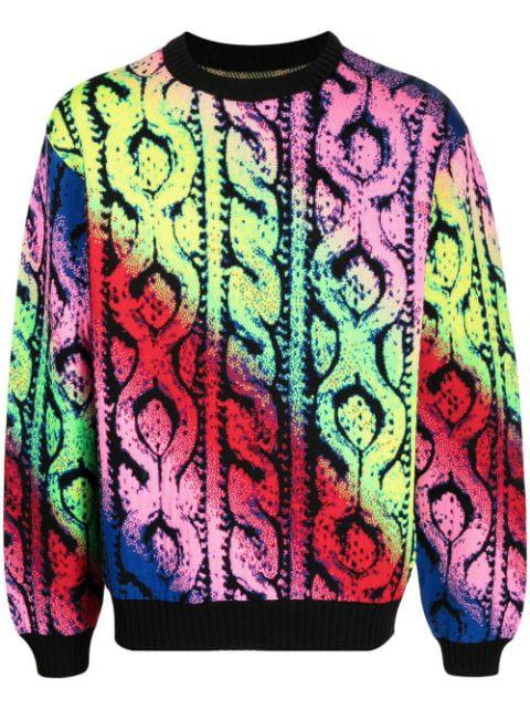 cable-knit merino sweater by AGR