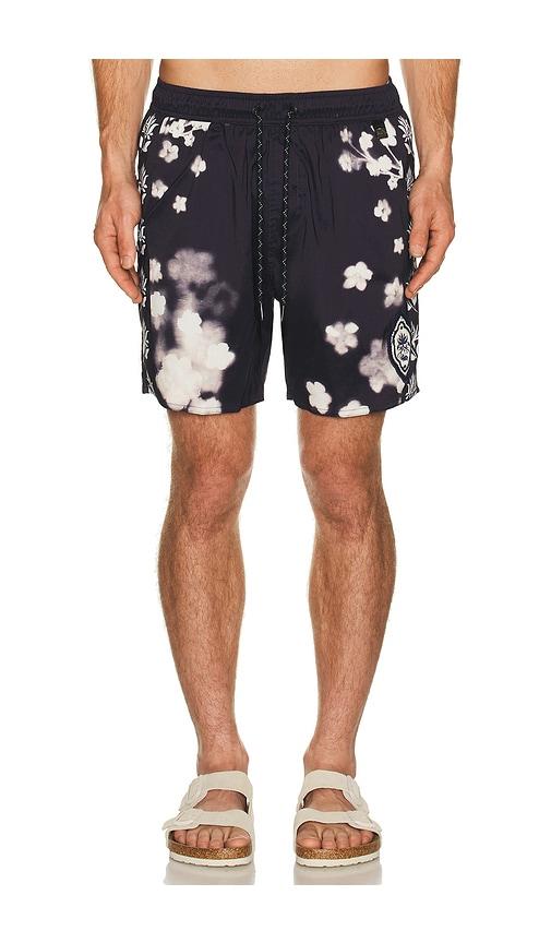 Agua Bendita Joe Trunks in Black by AGUA BENDITA