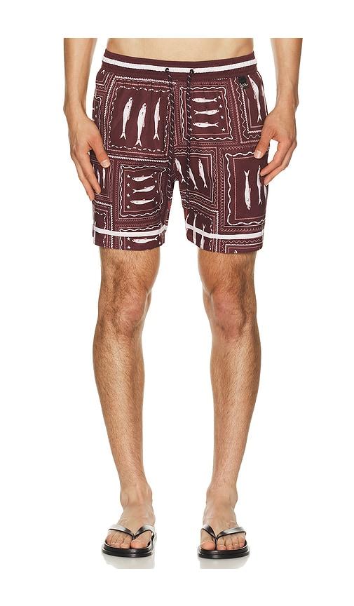 Agua Bendita Joe Trunks in Brown by AGUA BENDITA
