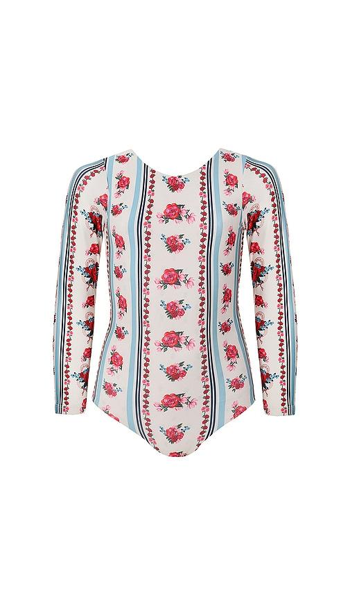 Agua Bendita Kids Honey Cherish Swimsuit in Cream by AGUA BENDITA