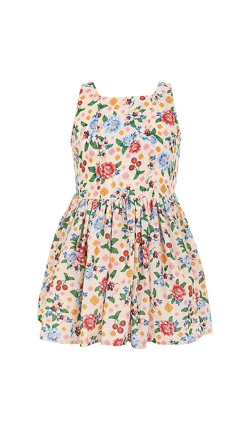 Agua Bendita Kids Venus Basket Dress in Cream by AGUA BENDITA