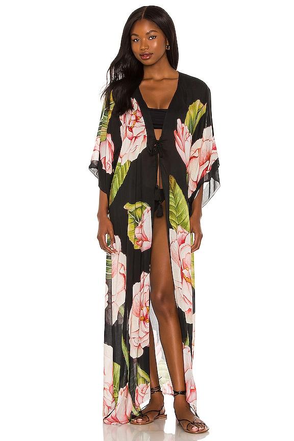 Agua Bendita Selma Moss Cover Up in Black by AGUA BENDITA Agua Bendita Selma Moss Cover Up in Black by AGUA BENDITA