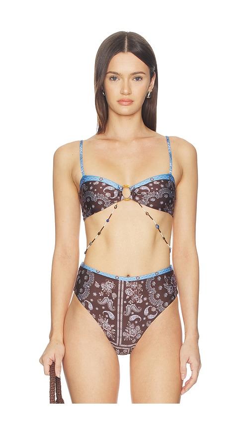 Agua Bendita x REVOLVE Auriana Bikini Top in Brown by AGUA BENDITA