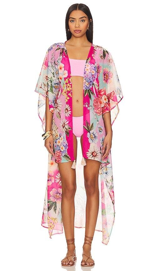 Agua Bendita x REVOLVE Dara Kimono in Pink by AGUA BENDITA