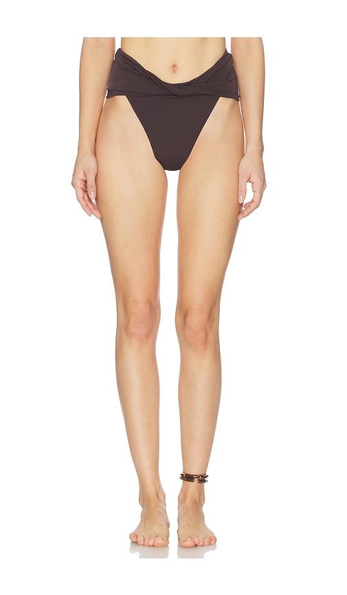 Agua Bendita x REVOLVE Lily Bikini Bottom in Chocolate by AGUA BENDITA