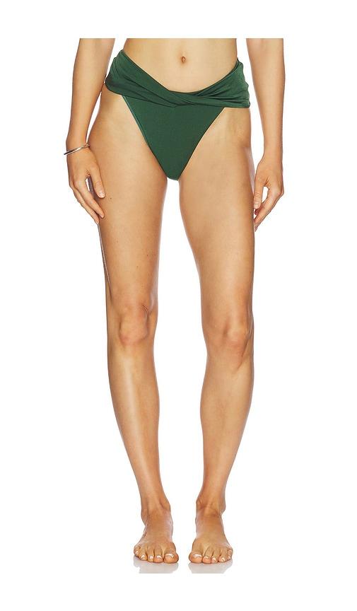 Agua Bendita x REVOLVE Lily Bikini Bottom in Dark Green by AGUA BENDITA