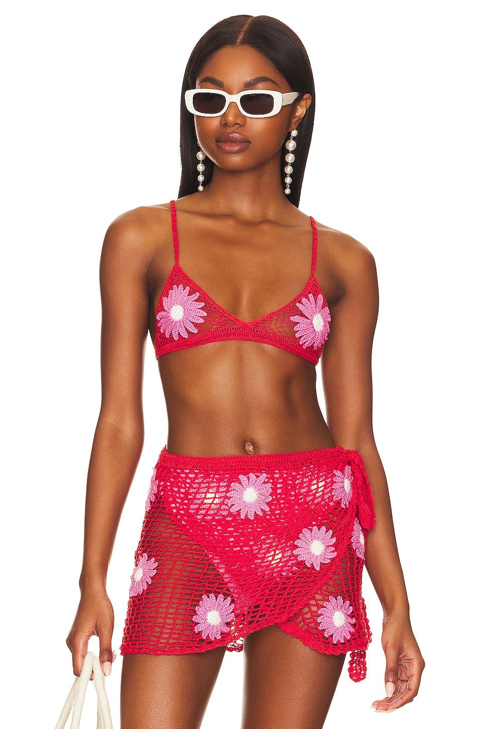 Agua Bendita x REVOLVE Lynn Bralette Top in Red by AGUA BENDITA Agua Bendita x REVOLVE Lynn Bralette Top in Red by AGUA BENDITA