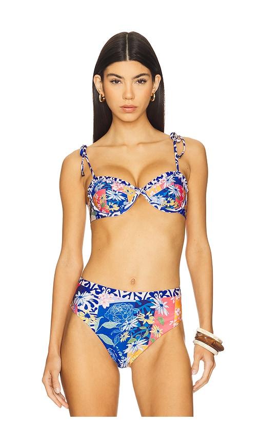 Agua Bendita x REVOLVE Madelyn Bikini Top in Royal by AGUA BENDITA Agua Bendita x REVOLVE Madelyn Bikini Top in Royal by AGUA BENDITA