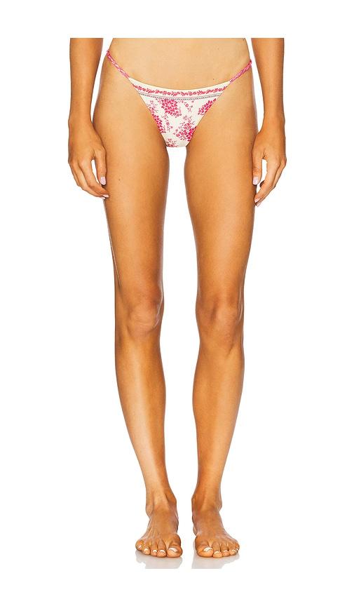 Agua Bendita x REVOLVE Maisie Bikini Bottom in Cream,Fuchsia by AGUA BENDITA Agua Bendita x REVOLVE Maisie Bikini Bottom in Cream,Fuchsia by AGUA BENDITA