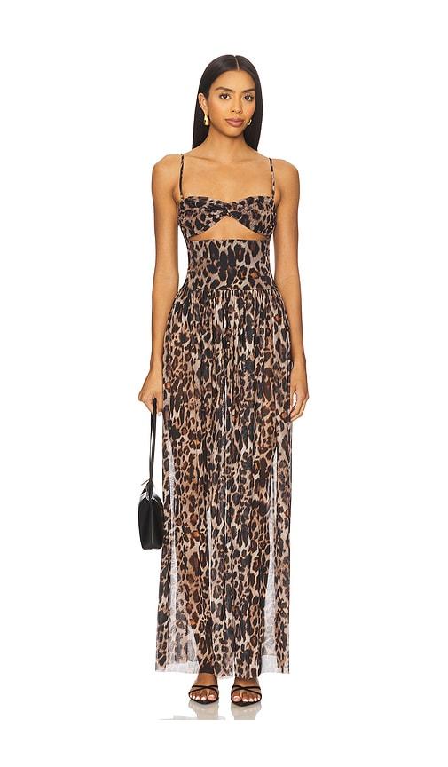 Agua Bendita x REVOLVE Malay Maxi Dress in Brown by AGUA BENDITA