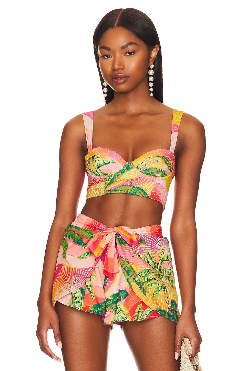 Agua Bendita x REVOLVE Passiflora Top in Pink by AGUA BENDITA Agua Bendita x REVOLVE Passiflora Top in Pink by AGUA BENDITA