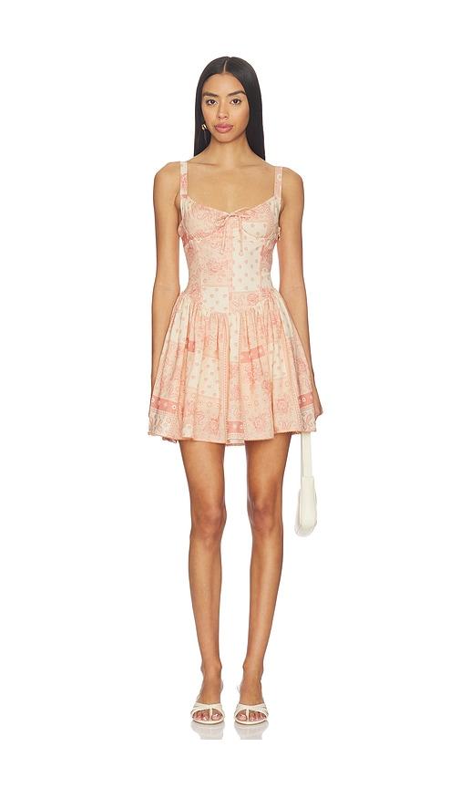 Agua Bendita x REVOLVE Spring Mini Dress in Rose by AGUA BENDITA