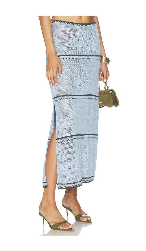 Agua Bendita x REVOLVE Tove Skirt in Blue by AGUA BENDITA