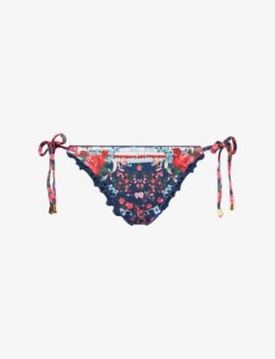 Alegria Ruched Cherish Bikini Bottoms by AGUA BENDITA