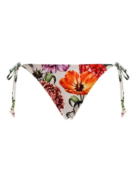 Alegria floral-print bikini bottom by AGUA BENDITA
